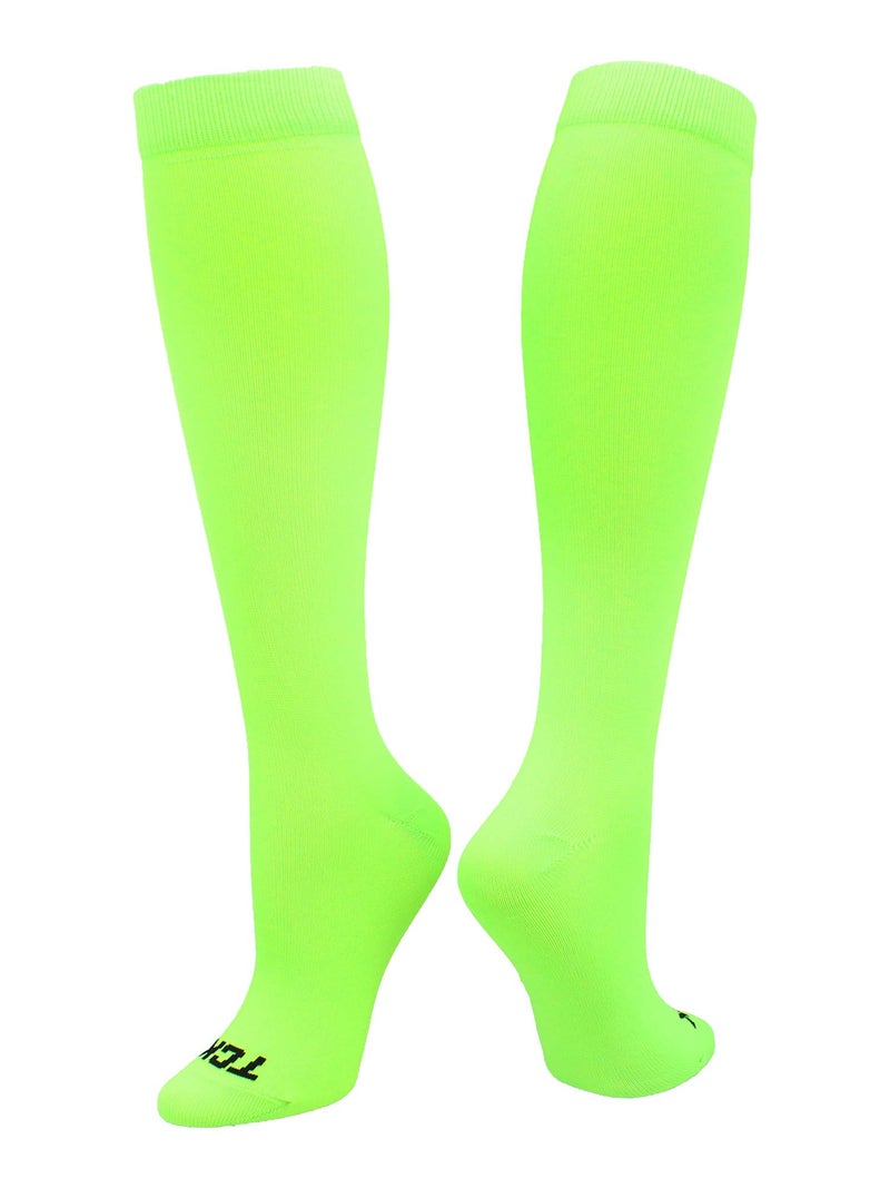 TCK Krazisox Neon Over the Calf (Neon Green, Small) - Image 1